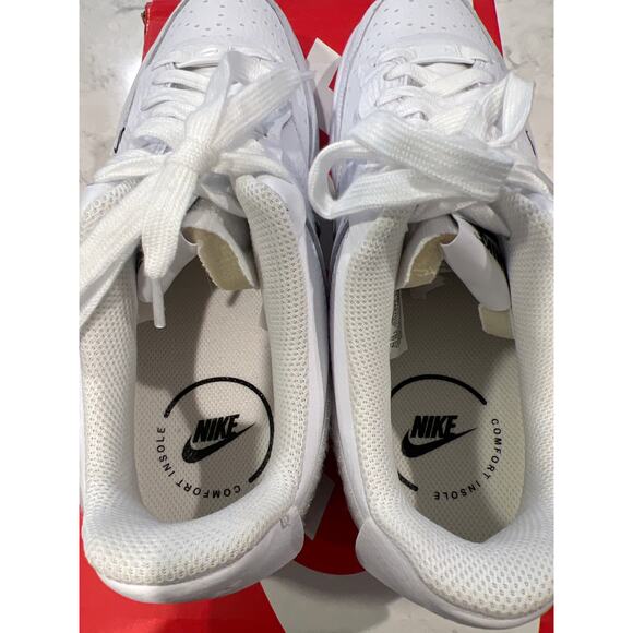 New in Box Nike Women’s Court Vision Low Vday Athletic Sneakers Size 9.5 White - Picture 6 of 10